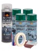Kit complet reparatie si vopsire jante culoare Verde Metalizat, V4 AVX-KVJ-VV4