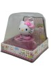 Figurina Solara Stitch Hello Kitty, Plastic Multicolor, Miscare Automata, Decor Birou Masina, Cadou Original