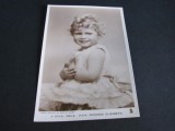 Carte Poștală Regalistă Veche &ndash; Prințesa Elizabeth Copil, Necirculata, Printata