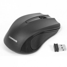 Mouse Wireless Omega OM-419, 1000 DPI, USB, Negru foto