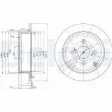 Disc frana DELPHI BG3889
