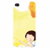 Husa silicon pentru Apple Iphone 4 / 4S, Child Autumn Paint Hd