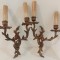 Elegant set de aplice din bronz &icirc;n stilul Rococo