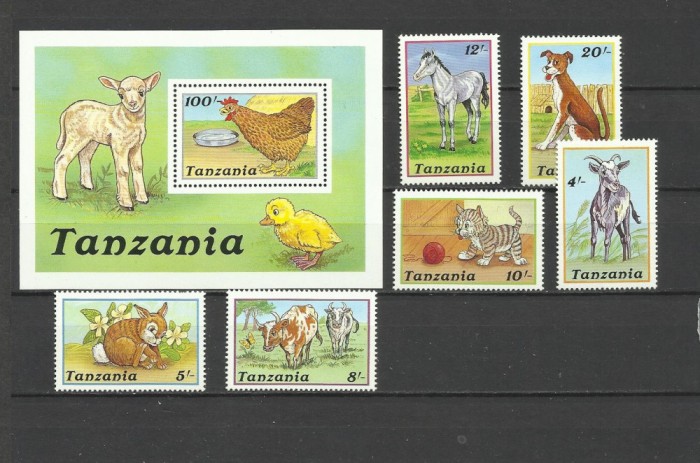 TANZANIA 1988 FAUNA ANIMALE DOMESTICE