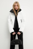 Answear Lab geaca femei, culoarea alb, de iarna, oversize