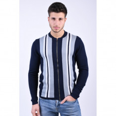 Cardigan Fermoar Jack&amp;amp;Jones Hector Maritime Blue foto