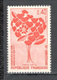 Franta.1972 20 ani donatorii PTT de sange SF.697, Nestampilat