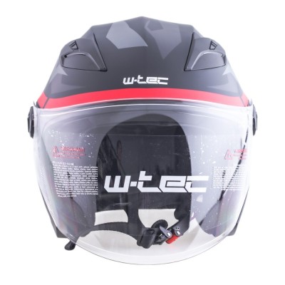 Casca Open-Face W-TEC Barcela Vermella FitLine Training foto
