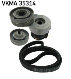 Set curea transmisie cu caneluri Opel Astra H, Zafira / Zafira Family B, Zafira B Motor 1.7 Cdti, 1.7 Cdti, 1.7 Cdti, 1.7 Cdti, 1.7 Cdti, 1.7 Cdti,