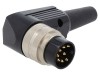 Conector M16 Tata Lumberg, 8 Pini, 5A 60V, Unghi 90 Grade, Montare Cablu, IP40