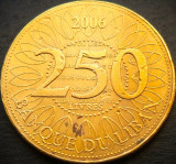 Moneda exotica 250 LIVRE(S) - LIBAN, anul 2006 * cod 1386