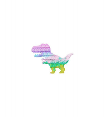Joc POP IT Dinozaur Din Silicon Multicolor foto