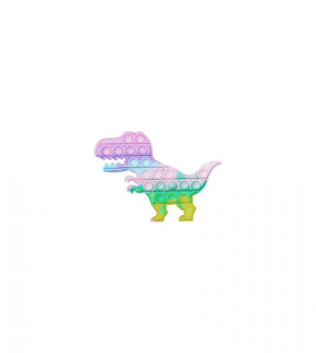 Joc POP IT Dinozaur Din Silicon Multicolor