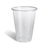 Set 50 pahare unica folosinta plastic transparent 7.5x11cm 250ml DNC14303