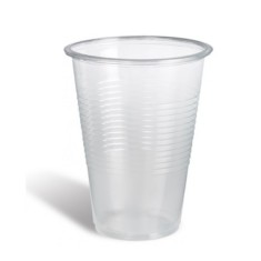 Set 50 pahare unica folosinta plastic transparent 330ml DNC14305 foto