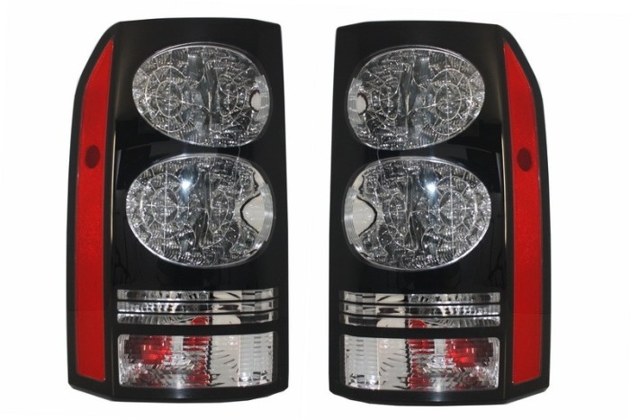 Stopuri Off Road LED Land Rover Discovery III 3 &amp; IV 4 (2004-2016) Negru Facelift Look Performance AutoTuning
