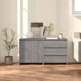 Gossi servanta, 2 piese, sonoma gri, lemn prelucrat