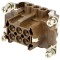 Conector mamă 180&deg;C 6 pini 16A