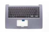 Carcasa superioara cu tastatura palmrest Laptop, Asus, VivoBook 15 S510U, S510UA, S510UF, S510UN, S510UQ, S510UR, 90NB0GS5-R30590, 39XKGTCJN80, X510UN
