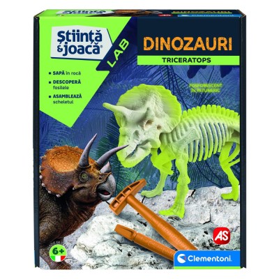 DESCOPERA DINOZAURUL TRICERATOPS foto