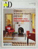 AD , ARCHITECTURAL DIGEST . ARCHITECTURE , DECORATION , ARTS . DESIGN , TEXT IN LIMBA FRANCEZA ,MARS 2002