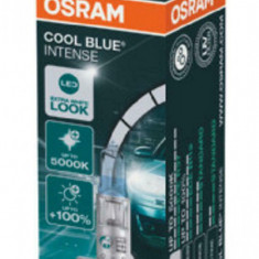 Bec H1 OSRAM 64150CBN 12V; 55W; COOL BLUE INTENSE (NextGen); cu pana 100% mai multa lumina; albastru; P14.5s; Omologare: ECE; pana la 250 h; Fascicul