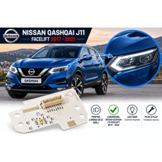 Placa DRL si Semnalizare Nissan Qashqai J11 Facelift Stanga (2017-2021) - 10159-8D01T