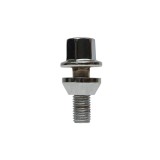 Prezon roata cromat Dacia Logan si Duster M12 cu con detasabil, 17 mm