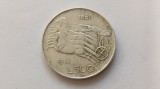 Italia-500 Lire 1961-Argint