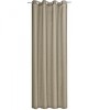 Draperie opaca Stella cu inele Jemidi, 140 x 245 cm, Maro, Poliester, 55283.24.01