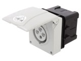 Conector alimentare AC trifazate 16A, 400VAC, IP44 - SEZ DK