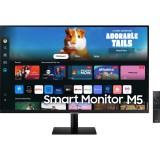Monitor Smart LED VA SAMSUNG M5 LS27DM500, 27&quot;, Full HD, 60Hz, HDR10, Negru