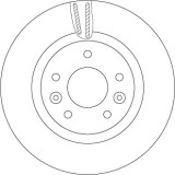 TRW DF6786 Disc frana