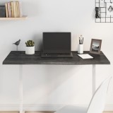 vidaXL Blat de masă maro &icirc;nchis 100x40x2cm lemn masiv de stejar tratat
