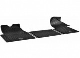Covorase Cauciuc Auto Renault Master II (2003-2010), Opel Movano, Nissan NV400, Negre, Dedicate