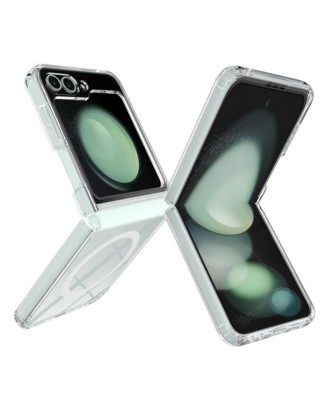 Husa Techsuit MagSafe Pro Samsung Galaxy Z Flip6, Z Flip7 FE Transparenta foto