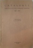 Catalogul Publicatiunilor Academiei Romane 1867-1937