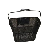Co&Egrave; metalic demontabil pentru biciclet&Auml;, cu m&Atilde;&cent;ner, prindere rapid&Auml; click, negru, 33x26x25 cm, compatibil biciclete 20&quot;-28&quot;, sarcin&Auml; 6 k
