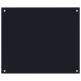 Cumpara ieftin Panou antistropi de bucatarie, negru 70x60 cm sticla securizata