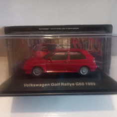 Macheta Volkswagen Golf Rallye G60 - 1989 1:43 Deagostini Volkswagen