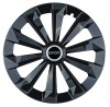 Set 4 capace roti Fame negru R16 pentru gama auto Smart, Autohelix MSA