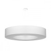 Candelabru Saturn Alb, 8 Becuri E27, 90cm, Textil/PVC/Otel, Minimalist, Interior, Sollux Lighting, Fabricat in Polonia