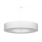 Candelabru Saturn Alb, Tesatura/Pvc/Otel, 8 Becuri Rotunde Minimalist De Interior