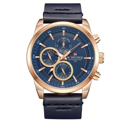 Ceas barbatesc Naviforce Afisare data Quartz Albastru foto
