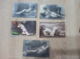 LOT 5 CARTI POSTALE EROTICE, CCA 1930
