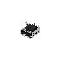 Conector USB A, pentru PCB, TE Connectivity - 1903814-1