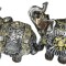 Set 2 elefanți din rășină, Feng Shui, 8,5x8x4,5 cm