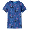 Tricou de copii, albastru &icirc;nchis melanj 92, vidaXL