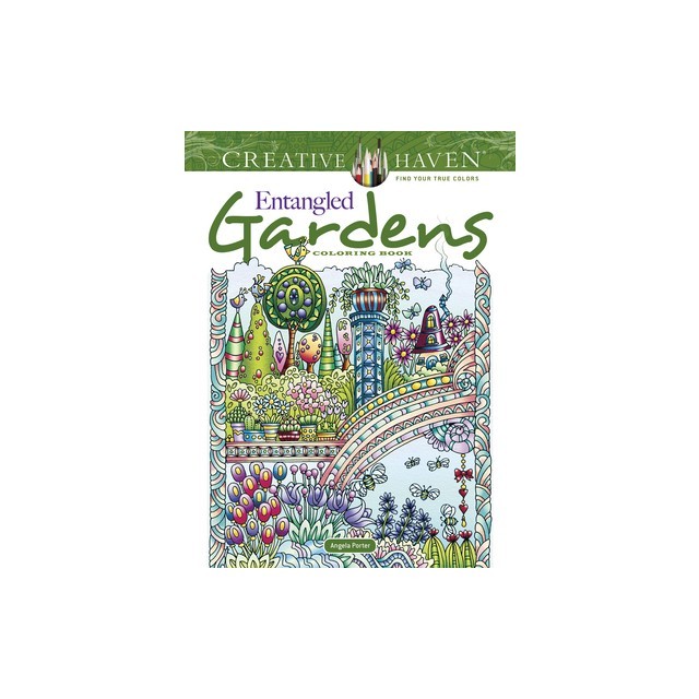 Creative Haven Entangled Gardens Coloring Book