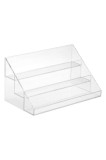 Cumpara ieftin Organizator acrilic transparent cu 3 niveluri pentru cosmetice Melinda